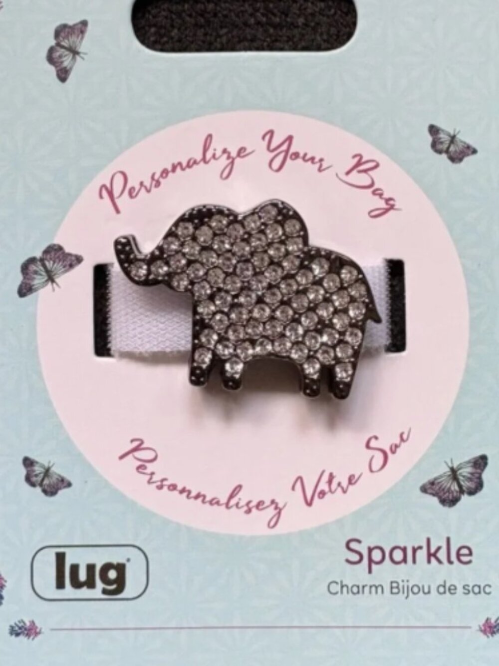Brand New Lug Elephant Sparkle Charm